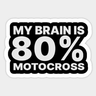 Motocross Humor Sticker